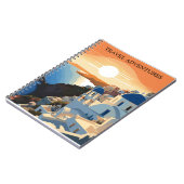 SANTORINI GRIEKENLAND #1 REISJOURNAAL NOTITIEBOEK (Linkerzijde)