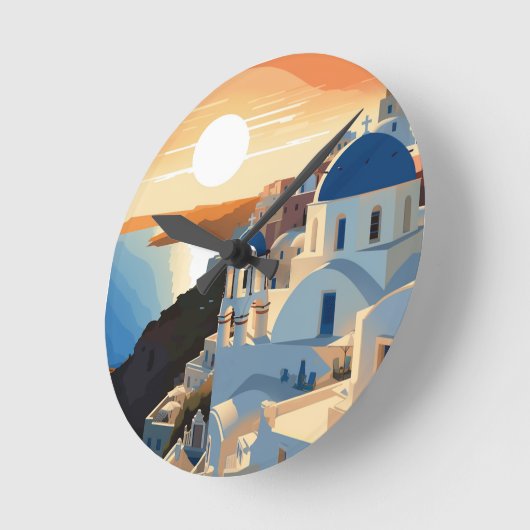 SANTORINI GRIEKENLAND #1 RONDE KLOK (Hoek)