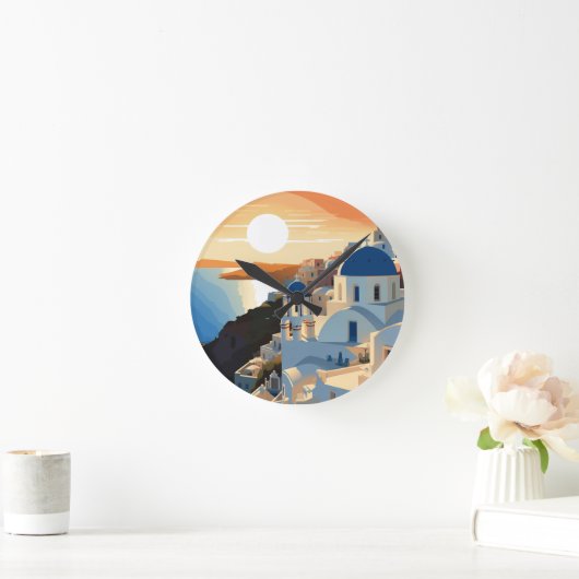 SANTORINI GRIEKENLAND #1 RONDE KLOK (Huis)