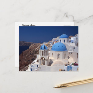 Santorini Griekenland Ansichtkaart Briefkaart