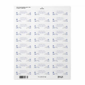 Santorini Griekenland Architectuur Waterverf Bruil Etiket (Full Sheet)