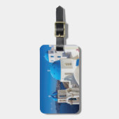 Santorini Griekenland Bagagelabel (Voorkant verticaal)
