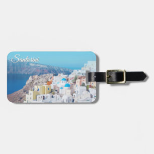 Santorini, Griekenland Bagagelabel
