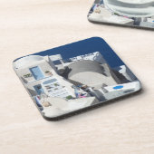 Santorini, Griekenland Bier Onderzetter (Linkerzijde)