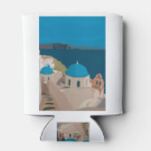 Santorini Griekenland Blikjeskoeler (Achterkant)