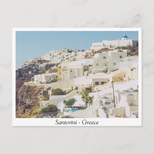Santorini, Griekenland Briefkaart (Voorkant)