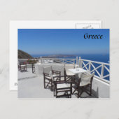 Santorini, Griekenland Briefkaart (Voorkant / Achterkant)