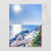 Santorini Griekenland Briefkaart (Voorkant)