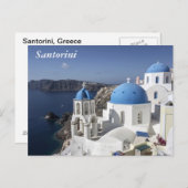 Santorini, Griekenland Briefkaart (Voorkant / Achterkant)