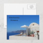 Santorini, Griekenland Briefkaart (Voorkant / Achterkant)