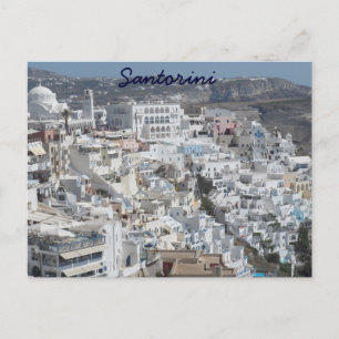 Santorini, Griekenland Briefkaart