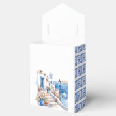 Santorini Griekenland Bruiloft gepersonaliseerd mi Bedankdoosjes (Geopend)