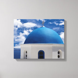 Santorini, Griekenland Canvas Afdruk