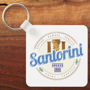 Santorini Griekenland Egeïsche Cycladen Sleutelhanger