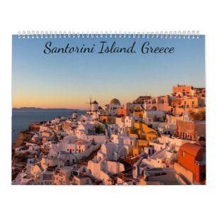 Santorini, Griekenland Foto Kalender