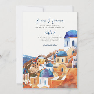 Santorini Griekenland Griekse Huwelijk Kaart