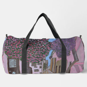 Santorini, Griekenland gym & duffel tas