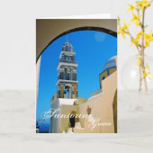Santorini, Griekenland Kaart (Gele Bloem)