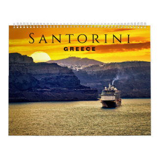 Santorini, Griekenland Kalender