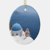 Santorini Griekenland Keramisch Ornament (Rechts)