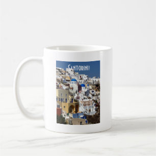 Santorini, Griekenland Koffiemok
