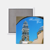 Santorini, Griekenland Magnet Magneet (Voorkant / Achterkant)