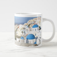 Santorini, Griekenland, Oia, Mok, Wit, Blauw