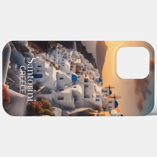 Santorini, Griekenland: Onvergetelijk vakantiepara Case-Mate iPhone Case (Achterkant (horizontaal))