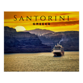 Santorini, Griekenland Perfect Poster