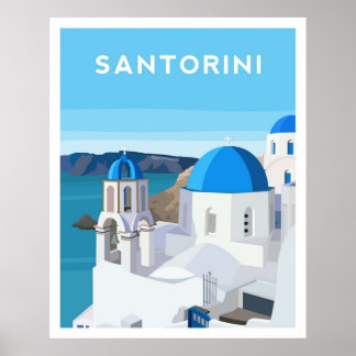 Santorini Griekenland Poster
