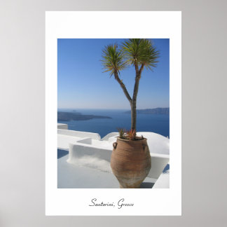 Santorini, Griekenland Poster