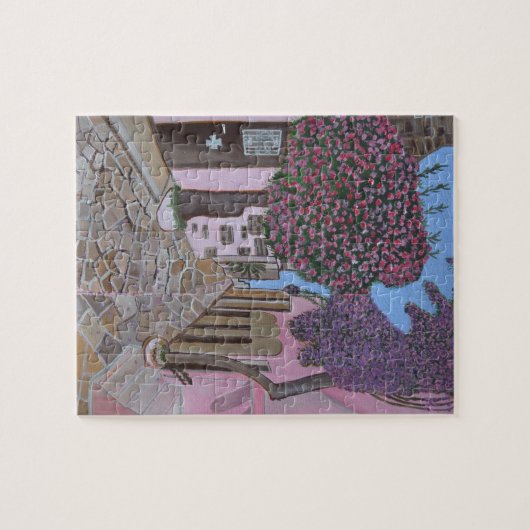 Santorini, Griekenland puzzel Legpuzzel (Horizontaal)