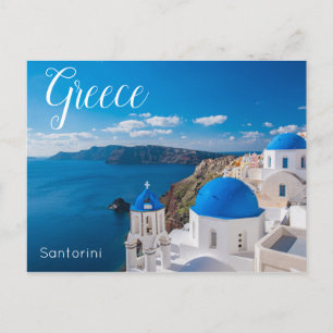 Santorini Griekenland Reizen Briefkaart