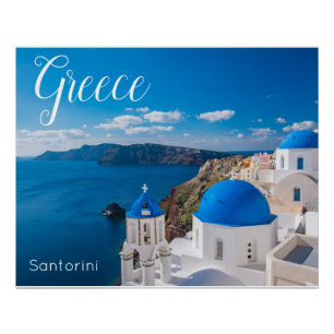 Santorini Griekenland Schitterende Poster Afbeeldi Perfect Poster