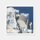 Santorini, Griekenland Servetten (Voorkant)