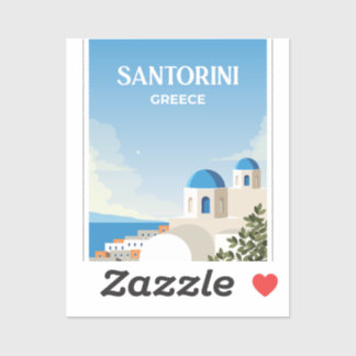 Santorini Griekenland Sticker