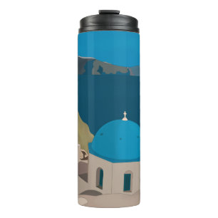Santorini Griekenland Thermosbeker