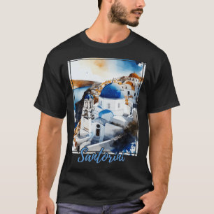 Santorini Griekenland - Vacatie op het Griekse eil T-shirt