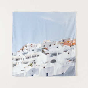 Santorini, griekenland wandkleed