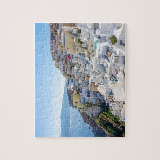 Santorini Griekenland - zonnige zomerdag in Santor Legpuzzel (Verticaal)