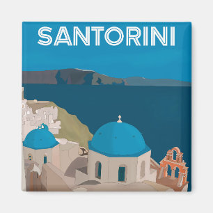 Santorini Griekse Eilanden Magneet