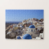 Santorini in de zon legpuzzel (Horizontaal)