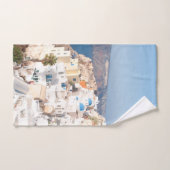 Santorini Island Bliss #3 #wall #art Bad Handdoek (Handdoek)