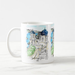 Santorini Island Griekenland Summer Memories Brief Koffiemok