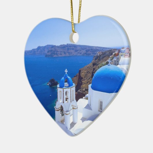 Santorini Keramisch Ornament (Links)