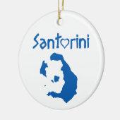 Santorini Keramisch Ornament (Links)