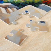Santorini landschap legpuzzel (Zijkant)