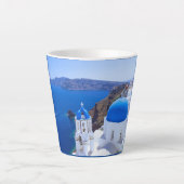 Santorini Latte Mok (Voorkant)