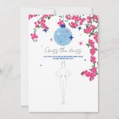 Santorini Mariée rose Devinez la robe Carte de jeu (Devant)