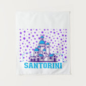 Santorini Memory.b Wandkleed (Voorkant)